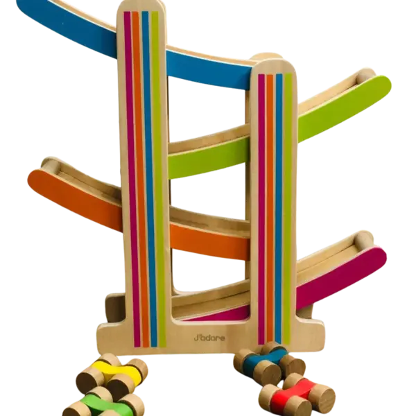 Circuit lemn Pista de raliu cu masinute ZukiToys.ro