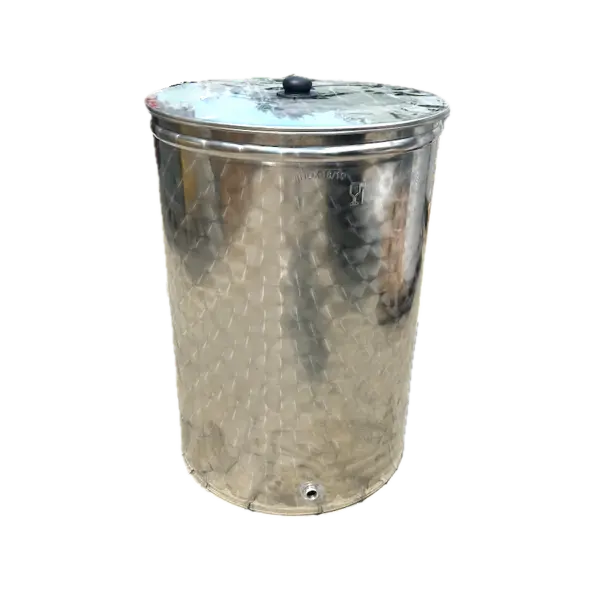 Cisterna inox cu capac de praf Eco Fpo 500 L, Enotoscana - Default Title