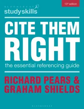 Cite Them Right. The Essential Referencing Guide, 13 ed, Paperback/***
