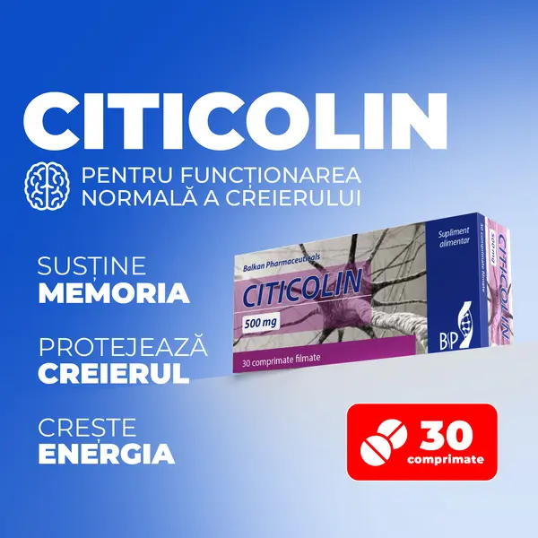 Citicolin, 500mg, 30 comp.