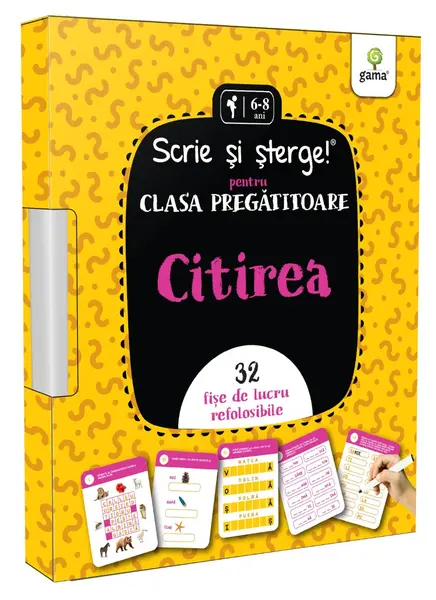 Citirea, Prescolari clasa pregatitoare, Scrie si sterge