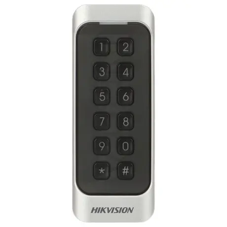 Cititor card HIKVISION DS-K1107AMK, MIFARE 13.56MHz cu tastatura integrata, 32bit