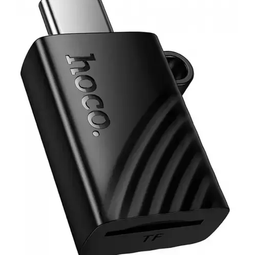 Cititor Card USB-C HOCO HB53, microSD (Negru)