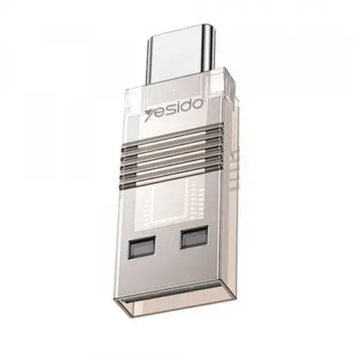 Cititor Card USB / USB-C Yesido GS21, microSD (Transparent)