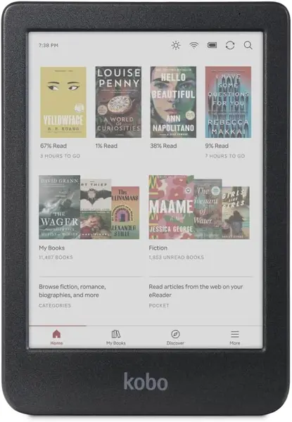 Cititor de cărți electronice Kobo - Clara Colour, 6'', 16GB, negru