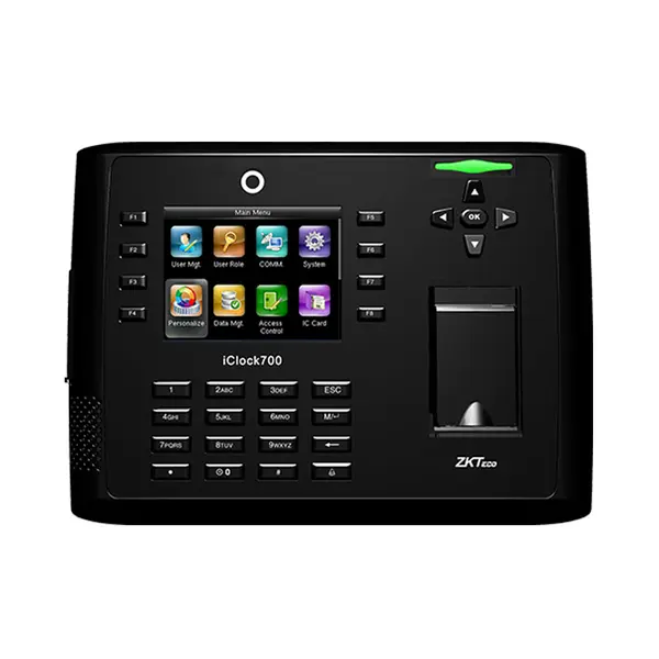 Cititor de proximitate biometric ICLOCK-700, 8000 amprente, 200000 evenimente, 12 Vcc