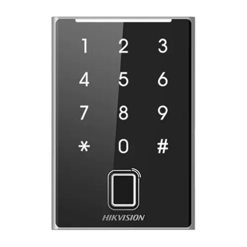 Cititor de proximitate MIFARE, amprenta, tastatura integrata, Bluetooth, Wiegand, RS485 - HIKVISION DS-K1109DKFB
