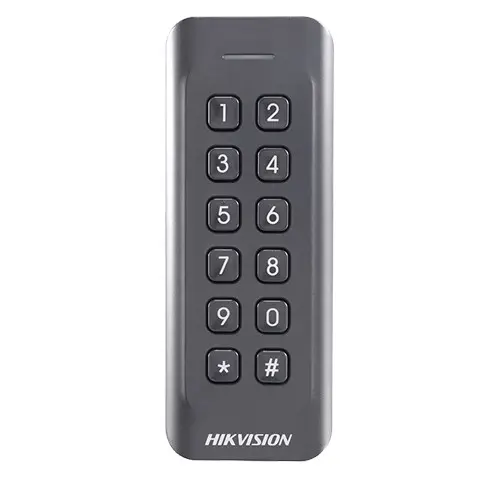Cititor de proximitate RFID 125Khz cu tastatura integrata, IP65, Hikvision DS-K1802EK