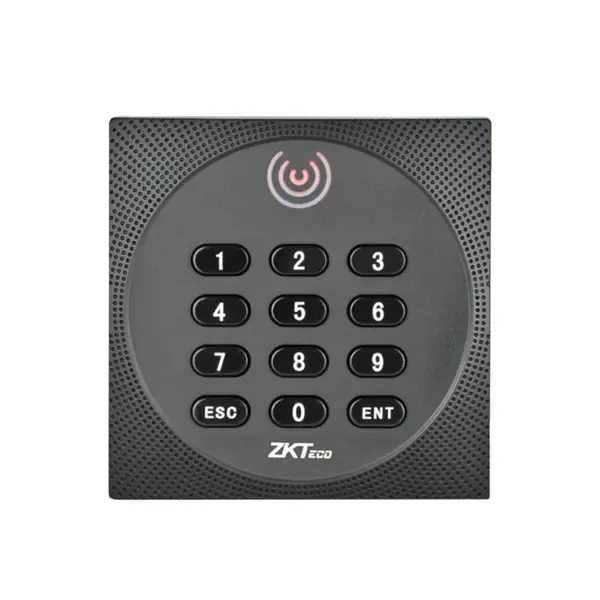 Cititor de proximitate ZKTeco ACC-ER-KR612E-RS, EM, cod PIN, 125 KHz, interior/exterior