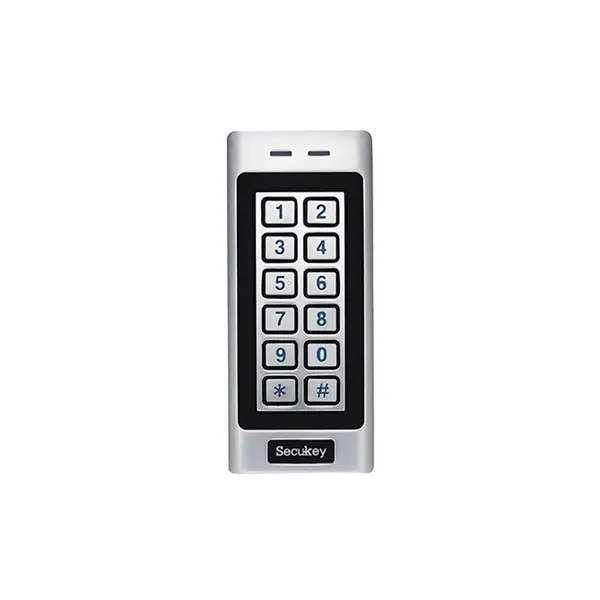 Cititor proximitate cu tastatura Secukey SK4-W, card, PIN, EM, 125 KHz, 1000 utilizatori