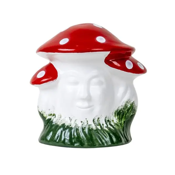 Ciuperca Decorativa Gradina, Latime 25 cm, Inaltime 25 cm, Ceramica