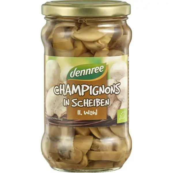 Ciuperci champignon feliate la borcan, eco - 280 g