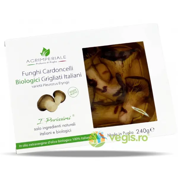 Ciuperci la Gratar Selectie Cardoncelli Ecologice/Bio 240g