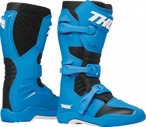 Cizme atv cross Thor Blitz XR, culoare albastru, marime 43