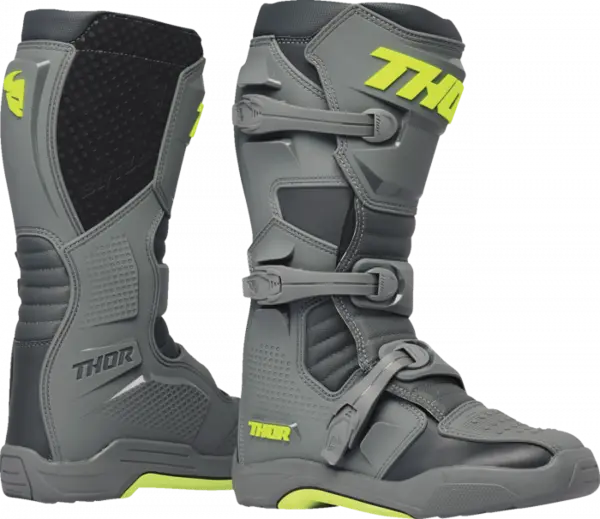Cizme atv cross Thor Blitz XR, culoare gri negru, marime 44
