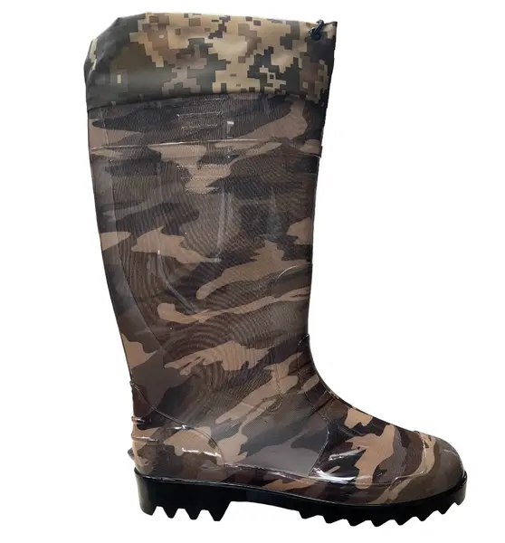 Cizme barbati lungi camo marime 43 impermeabile pentru pescuit si gradina – protectie la noroi, aderenta si utilizare outdoor