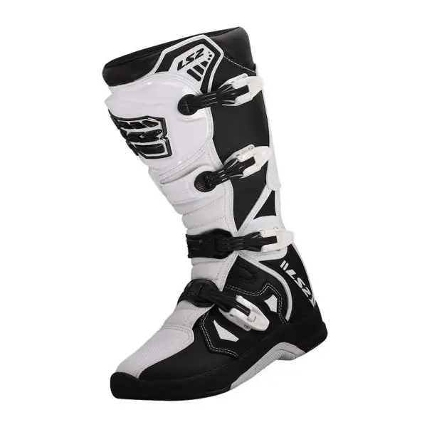 Cizme Cross Enduro LS2 Raptor, marime 43, culoare negru alb