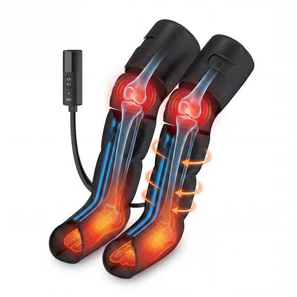 Cizme de Presoterapie si Drenaj Limfatic iHunt SPA RecoveryBoots Pro, Compresie Pneumatica pana la 200 mmHg, 6 Programe, Recuperare Sportiva