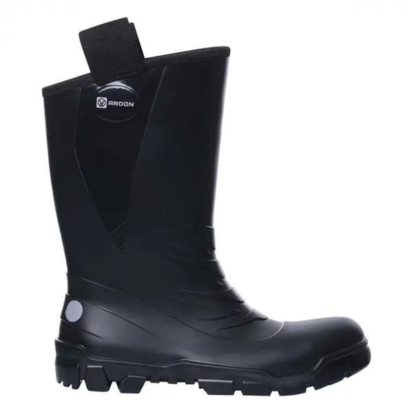 Cizme de protectie de iarna S5 RIGGER, cu bombeu metalic si lamela antiperforatie, culoarea negru 38, NEGRU