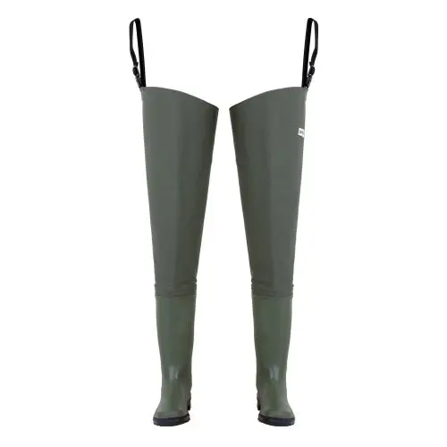Cizme pescuit sold pescar din PVC, impermeabile, Danubio, culoarea verde 39, VERDE