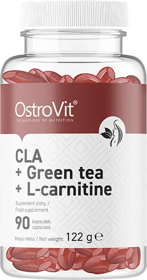 CLA + Green Tea + L-Carnitine, 90 capsule, OstroVit