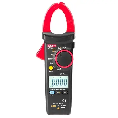 Clampmetru digital UNI-T UT213A, LCD cu iluminare din spate, Masurare continuitate