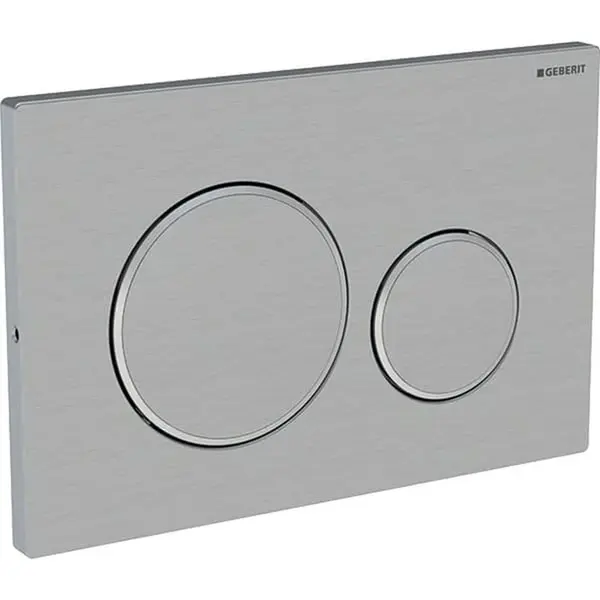 Clapeta actionare dubla rezervor wc otel periat Geberit Sigma20