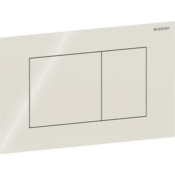 Clapeta actionare dubla rezervor wc, sticla gri-nisip, Geberit Sigma40