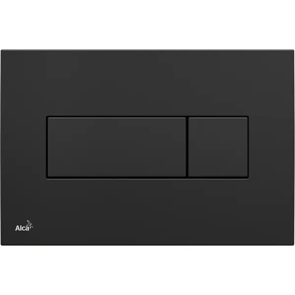 Clapeta actionare wc negru lucios Alcaplast 378