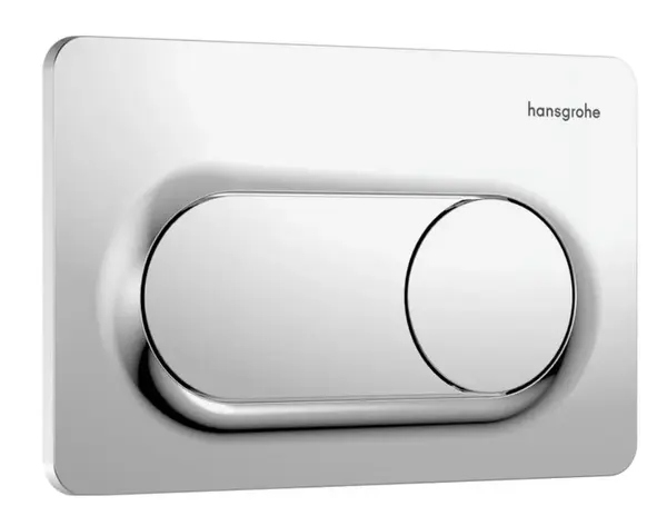 Clapeta de actionare, crom lucios, spalare dubla, Hansgrohe iFrame Original S