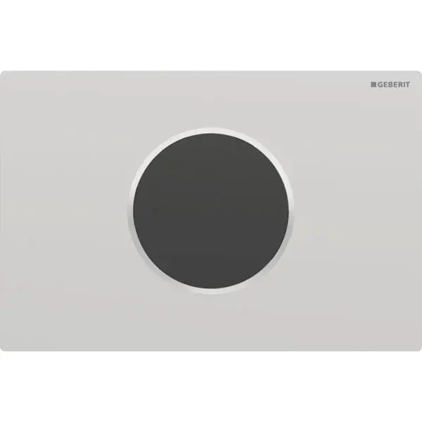 Clapeta de actionare pentru rezervor, automata fara atingere, crom cu inel de design crom lucios, Geberit Sigma10