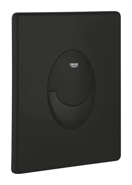 Clapeta de actionare WC Grohe Start 389642430, dubla spalare, verticala, 15.6 x 19.7 cm, ABS, mat, Negru