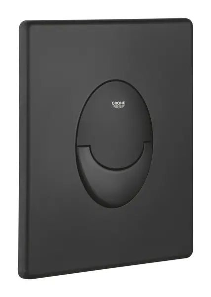 Clapeta de actionare WC Grohe Start 38964KF0, dubla spalare, verticala, 15.6 x 19.7 cm, ABS, mat, Negru