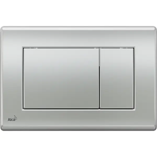 Clapeta rezervor wc crom mat cu doua butoane Alcaplast 272