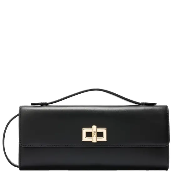 Clara crossbody clutch nero