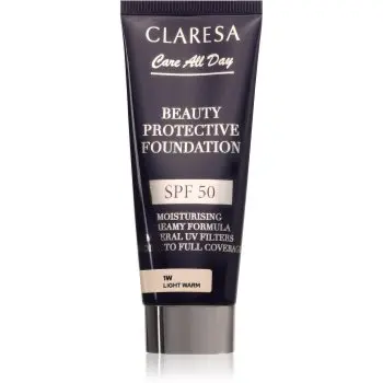 Claresa Care All Day Beauty Protective Foundation machiaj de protectie SPF 50