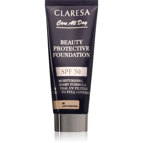 Claresa Care All Day Beauty Protective Foundation machiaj de protectie SPF 50 culoare 1N Light Neutral 30 ml