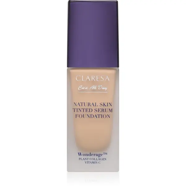 Claresa Care All Day Natural Skin Tinted Serum Foundation Fluid nuantator cu textura usoara pentru un look natural culoare 1N Light Neutral 32 ml