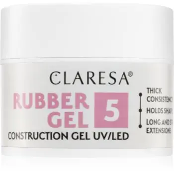 Claresa Rubber Gel Construction Gel UV/LED Gel pentru extensiile unghiilor
