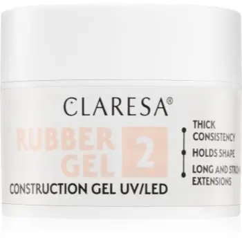 Claresa Rubber Gel Construction Gel UV/LED Gel pentru extensiile unghiilor