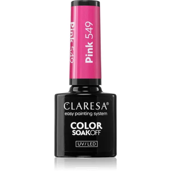 Claresa SoakOff UV/LED Color Balloon Journey lac de unghii sub forma de gel culoare Pink 549 5 g