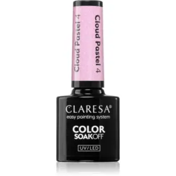 Claresa SoakOff UV/LED Color Cloud Pastel unghii cu gel folosind UV / lampă cu LED