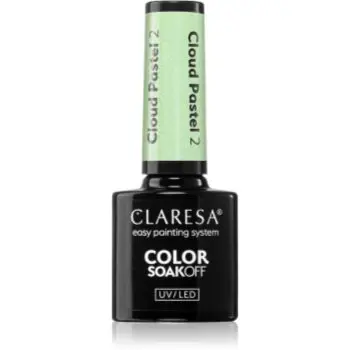 Claresa SoakOff UV/LED Color Cloud Pastel unghii cu gel folosind UV / lampă cu LED