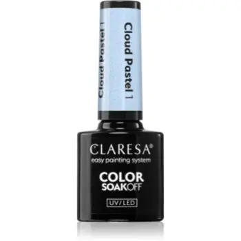 Claresa SoakOff UV/LED Color Cloud Pastel unghii cu gel folosind UV / lampă cu LED