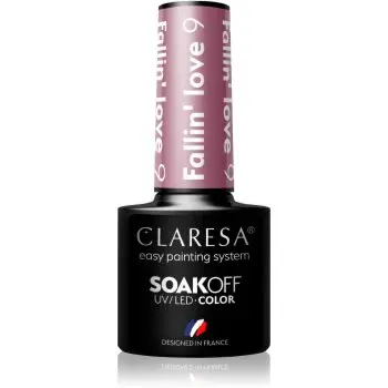 Claresa SoakOff UV/LED Color Fallin' Love lac de unghii sub forma de gel
