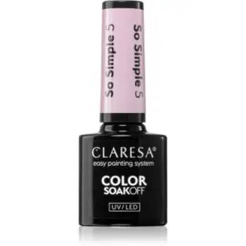 Claresa SoakOff UV/LED Color So Simple lac de unghii sub forma de gel
