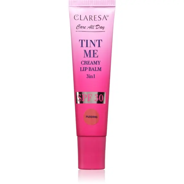 Claresa Tint Me Creamy Lip Balm balsam de buze cu efect de hidratare culoare Pudding 12 ml