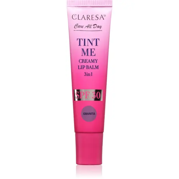 Claresa Tint Me Creamy Lip Balm balsam de buze cu efect de hidratare culoare Granita 12 ml