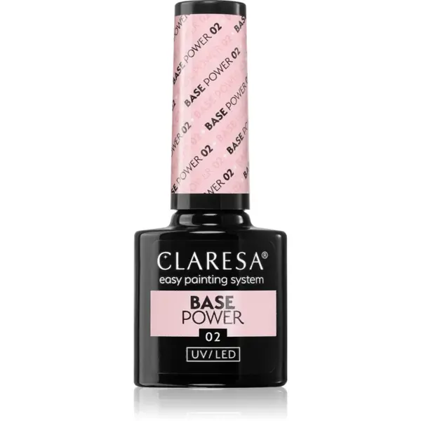 Claresa UV/LED Base Power baza gel pentru unghii culoare 02 5 g