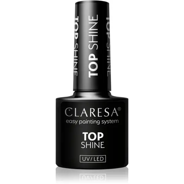 Claresa UV/LED Top Shine lac gel de unghii pentru acoperirea superioară glossy 5 g